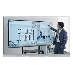 Lonton Oem Odm Touchscreen Industriële Lcd Monitor Display 65 75 86 98 Inch Whiteboard Smartboard