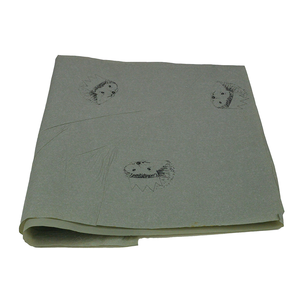 Papier de soie personnalisé pour bouquet, format A4, doré argenté, motif végétal, 17 g/m² - Product Image 2