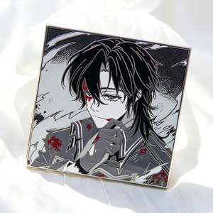 Pin Enamel Keras Anime Kustom dengan Glitter Gradasi Mutiara, Lencana Logam Karakter Kartun Komik, Pin Koleksi untuk Penggemar - Product Image 3