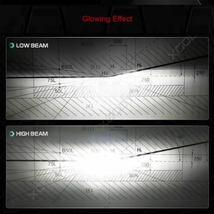 Car Led Light All in One hid Led Headlights 45W 5500K H1 <b>H4</b> H7 9005 9006 9012 Led Headlight Replace Original Car Xenon Lamps - Product Image 6