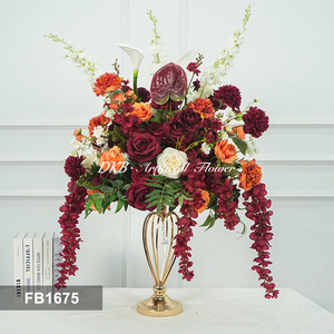 DKB Wedding Decoration Floral Table Centerpiece <b>Flower</b> Ball Oem Centerpieces Wedding Table Peony Artificial <b>Flower</b> Balls - Product Image 3
