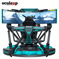 Simulador de Vuelo VR para Enseñanza y Entrenamiento de Aviones, Equipo de Ejercicio de Popularización Científica 3D 7D 12D, Cabina de Simulación de Estudio