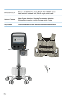 Appareil médical de vibration pour l'excrétion des mucosités, thérapie par vibration thoracique, aide à la toux, gilet HFCWO, dispositif de dégagement des voies respiratoires