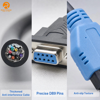Kabel Ekstensi Terminal IDC ke DB9 Female, Harness Kabel Kustom untuk Transmisi Sinyal Komunikasi Industri