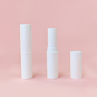 Tubes carrés en plastique personnalisés avec logo pour brillant à lèvres et fard à joues, en gros, vert, blanc, or rose, rose vif, tubes vides pour rouge à lèvres, outils de maquillage.