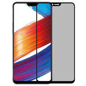 Protetor de tela para oppo r15, r11 r11s plus, vidro temperado anti-espionagem, para oppo reno 6.4 realmex lite