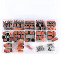Kit de Conectores Deutsch DTM JRready ST6293 de 2, 3, 4, 6, 8 y 12 Pines con Contactos Sólidos de Tamaño 20, Cable de Crimpado Calibre 16-22AWG, 7.5A
