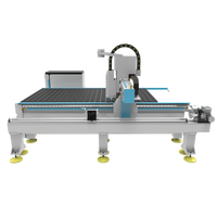 Machine de fraisage CNC 4 axes de qualité supérieure 1300*2500mm avec commande PLC Syntec et moteur servo hybride pour la découpe et la gravure du bois/MDF