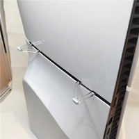 Pieds de support horizontaux pour console PS5 Slim & Pro Support triangulaire horizontal avec tapis antidérapant d'origine pour console PS5