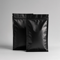 Différents styles de sachets à fond plat avec impression de logo personnalisée et options de taille, refermables, de qualité alimentaire, écologiques