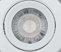 Spot LED encastré anti-éblouissement, Plafonnier encastré ignifuge, Luminaire commercial doux sans éclairage principal