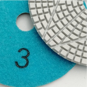 4 pouces/100mm haute efficacité sol en marbre 3 étapes diamant tampon <span class=keywords><strong>de</strong></span> polissage <span class=keywords><strong>disque</strong></span> <span class=keywords><strong>de</strong></span> polissage tampons <span class=keywords><strong>de</strong></span> polissage pour granit pierre quartz - Product Image 3