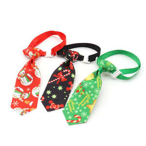 Nuevo diseño personalizado ajustable mascota cuello corbatas cachorro cuello corbata perro Navidad pajaritas - Product Image 4
