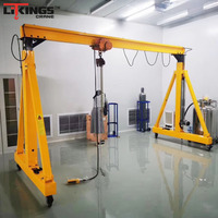 Grue portique électrique portable à 4 roues avec levage hydraulique, mini-unité mobile télécommandée, composants essentiels du moteur et du moteur électrique