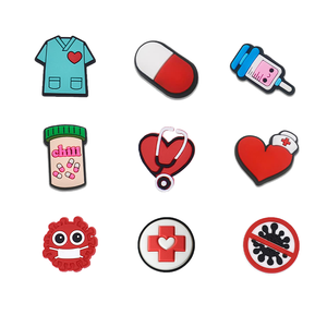 Vente chaude Hôpital Infirmière Accessoires Conception Chaussure Charmes-Médecin Personnalisé PVC Chaussure Charmes - Product Image 2