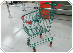 아이 소형 크기 슈퍼마켓 포가 아기 Hypermarket 2 륜 마차 식료품류 Trundler 작은 아이 쇼핑 트롤리 - Product Image 3