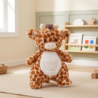 Peluche girafe, jouet en peluche doux, rembourré en coton PP, poupée câline pour enfants, cadeau
