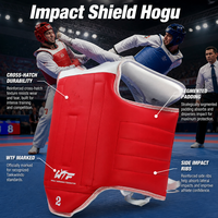 Protection d'épaule et de poitrine de Taekwondo personnalisée avec logo OEM pour arts martiaux – Vente en gros