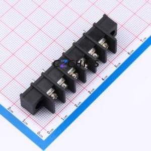 DBT30CM-7.62-6P-BK-P Barrier Terminal Block P=7.62mm Connector ( Pitch: 7.62mm )( Rated Current: 15A )( Rated Voltage: 300V ) - Product Image 1