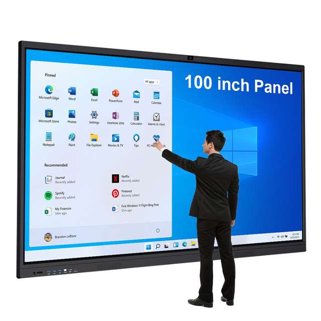 Cheap Price 65 75 86 100 Inch LCD Digital Display Infrared Classroom Interactive Smart Board Touch Screen Whiteboard