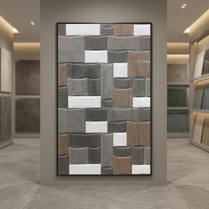 กระเบื้องบุผนังเซรามิกแบบมันเงา Vistaar ขนาด 300x600 มม. ลายอิฐทราย สำหรับผนังภายใน ทนกรด - Product Image 4
