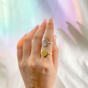 Dylam Chic Base Blank Jewelry Findings De Plata Real <b>Sterling</b> <b>Silver</b> 18K Oval Coin Index Finger <b>Adjustable</b> Open <b>Ring</b> - Product Image 2