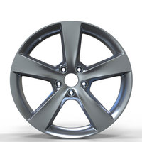 Vente en gros de jantes de voiture de tourisme de 18 pouces entièrement peintes, fabriquées par flow forming, 5x110 CB65.1, en alliage, pour Dodge
