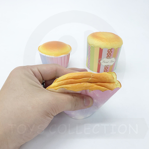 <b>Squishy</b> Slow Rising Food Bread Toy <b>Squishies</b> Cheap Wholesale Stress Bread Cake Jumbo <b>Squishy</b> Bread Cake - Product Image 6