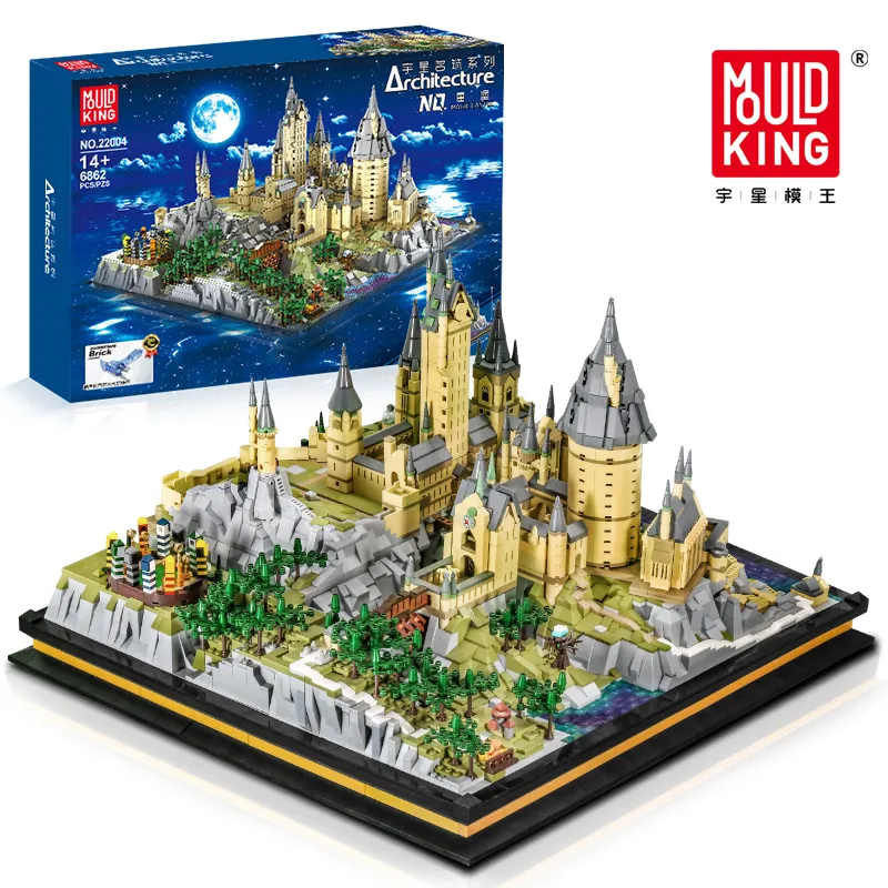 Mould King 22004 Magic Castle Architecture Building Blocks House Bricks Educational Building Toys