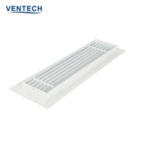 Grille de ventilation linéaire VENTECH pour plafond, grille de retour d'air linéaire avec noyau amovible