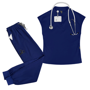 Conjuntos de uniformes médicos de moda Uniformes de <span class=keywords><strong>hospital</strong></span> de apoyo personalizado Ropa de trabajo de salón de SPA Unisex Spandex de alta calidad/algodón transpirable - Product Image 6