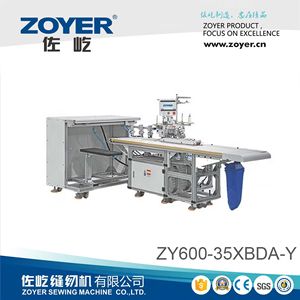 Zoyer <b>Automatic</b> Platform Hem Cuff <b>Sewing</b> <b>Machine</b> Fully <b>Automatic</b> Computerized Straight Stitch Flat Bed Textile - Product Image 5