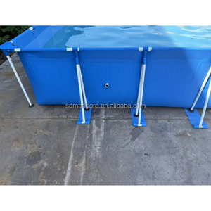 Çocuk yetişkin yüzme havuzu için PVC malzeme ile Metal çerçeve zemin yüzme havuzu - Product Image 2