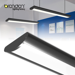 A mené des lampes de <span class=keywords><strong>tube</strong></span> linéaire suspendue luminaires 40W 50W a mené la lumière de latte pour le bureau - Product Image 4