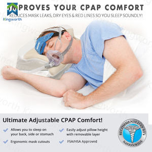Cina di grado medico compresso Cpap cuscino per collo 2025 Cpap di Memory Foam cuscino cuscino per dormienti laterali - Product Image 3