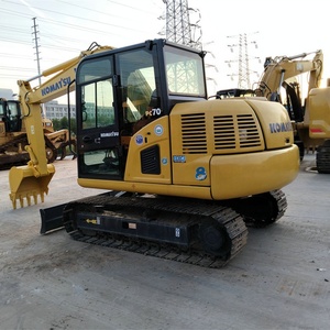 Excavadora Komatsu de marca mundial, excavadora pequeña sobre orugas, eficiente, ahorro de energía, 7 toneladas, PC70, excavadora usada de bajo coste - Product Image 2