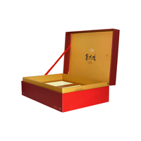 Ensemble de tasses à thé écologiques assorties, emballage cadeau en carton en forme de livre avec fermeture magnétique, couvercle à charnière fait main, gaufré, emballage rigide pour thé