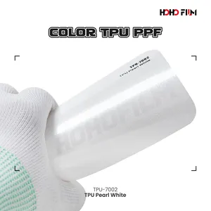 HOHOFILM Tpu Películas para coches Cambio de color PPF Metal líquido Rojo Auto 1,52*16m/rollo Ppf Película DE PROTECCIÓN DE PINTURA Película PPF de color