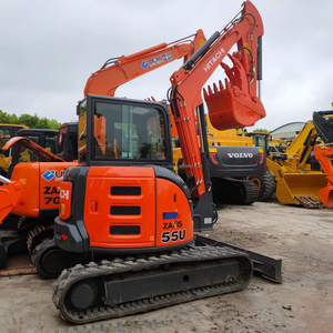 Hitachi ZX55 Mini excavatrice de 5 tonnes Pelleteuse d'occasion Hitachi ZAXIS 55 Excavatrice multifonctionnelle japonaise d'origine - Product Image 6