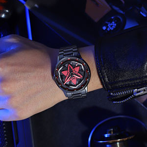 Reloj de Pulsera 2026, Nueva Serie de Relojes con Diseño de Auto, Movimiento de Cuarzo Creativo y Giratorio, Estilo Deportivo, Acero Inoxidable Negro, Regalo para Hombres y Parejas - Product Image 3