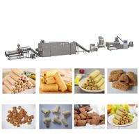Machine extrudeuse industrielle entièrement automatique en acier inoxydable 304 de grande capacité pour la ligne de production de snacks à base de maïs et de céréales
