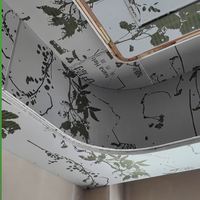 Plaque de plâtre moderne résistante à l'humidité avec bord carré ou conique pour plafond suspendu et dalles de plafond décoratives