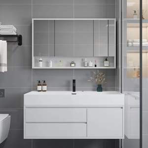 <strong>Bathroom</strong> Vanity Cabinet with Mirror and Sink Combo <strong>Ready</strong> to Install - Product Image 4
