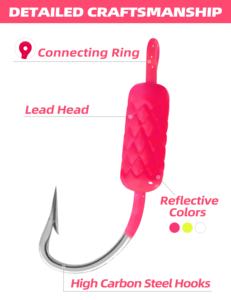 1/16oz 1/8oz 1/4oz pesca in acqua salata Jig esche pesca pesca coda gialla Jigs esche - Product Image 3