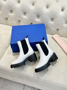 Zapatos Deportivos de Piel Genuina de Alta Calidad con Cordones, Suela de Goma Acolchada, Antiolor, Modernos y a la Moda para Todas las Temporadas, para Mujer - Product Image 4