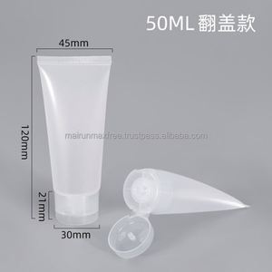 Tube souple d'emballage cosmétique personnalisé, transparent, écologique, biodégradable, pour crème pour les mains, lotion pour le corps, masque facial, rouge à lèvres - Product Image 5