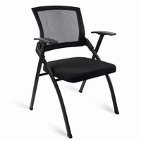 Chaise de bureau au design moderne pour la réception de conférence et de formation Chaise pliable en PP Mesh Material