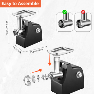 Nueva Picadora de Carne Eléctrica Automática, Embutidora de Salchichas Multiusos, Procesador de Alimentos Multifuncional - Product Image 3