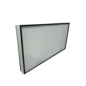 Hệ thống AHU H13 H14 Mini pleat HEPA lọc hiệu quả 99.99% 0.3μm USA HV sợi thủy tinh khung nhôm 85 ° C 80% <span class=keywords><strong>RH</strong></span> RoHS - Product Image 3
