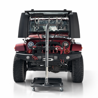 Aoshuna Acier inoxydable pour système de levage de toit rigide Wrangler avec manivelle à économie d'effort - Système d'assemblage facile par une seule personne